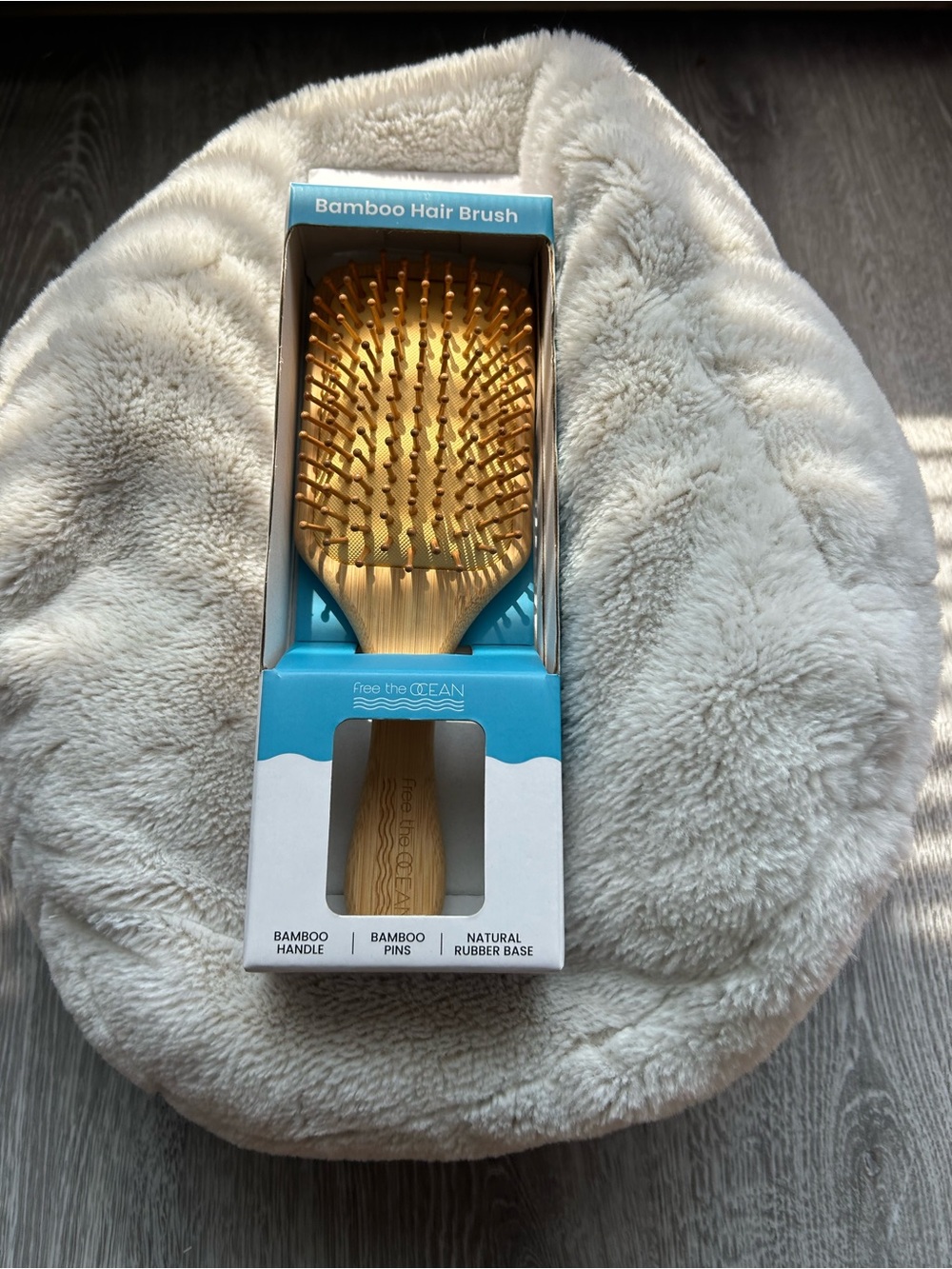 Bamboo Hair Brush - BAMBOO Detangling Paddle Brush